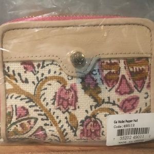 NWT Spartina Pepper Hall Gia Wallet Still in Factory Plastic